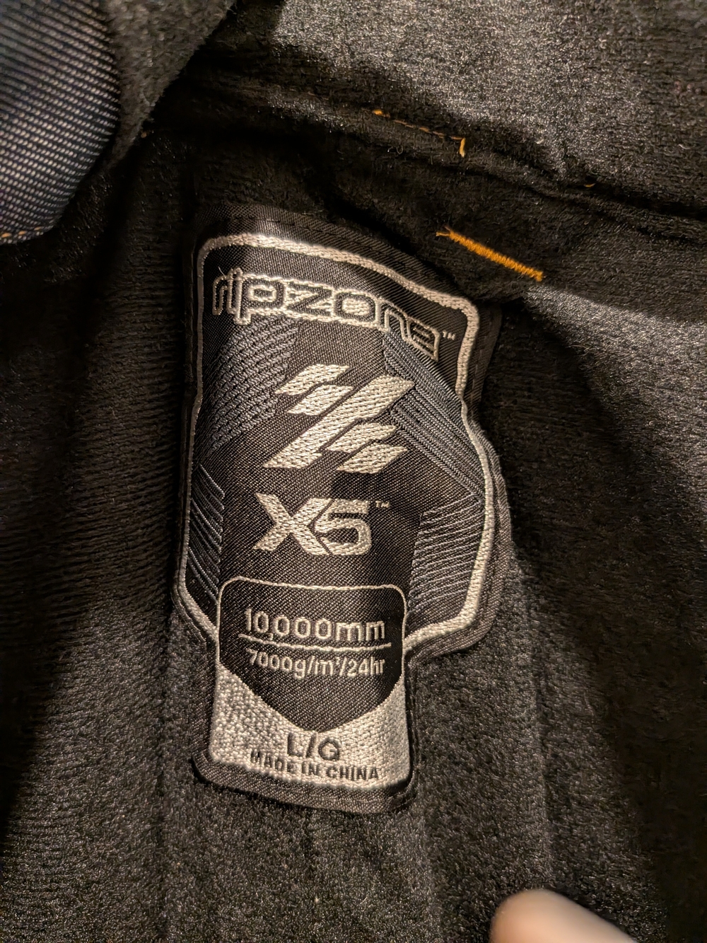 Men's Large Denim Like Ski Pants - Ripzone